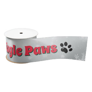 Ruban En Satin Jingle Paws et Boxer Dog Joy