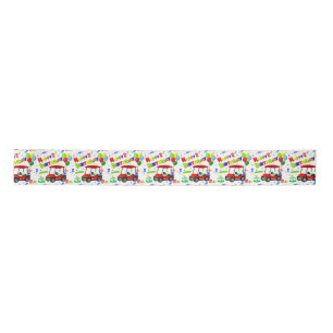 Ruban En Satin Joli chariot de golf rouge pour le 2e anniversaire