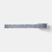 Ruban En Satin Joli design de style pailleté gris argenté (Devant)