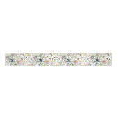 Ruban En Satin Joli motif floral pastel (Devant)