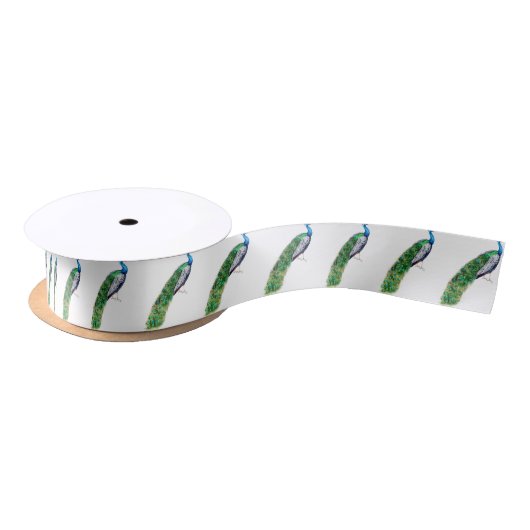 Ruban En Satin Joli Peacock (Bobine)
