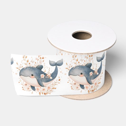 Ruban En Satin Jolie baleine (Bobine)