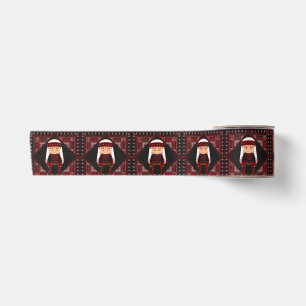Ruban En Satin jolie fille palestinienne Broderie rouge tatreez