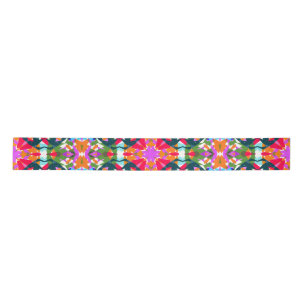 Ruban En Satin Jolly Noël coloré Maximaliste moderne Joyeux