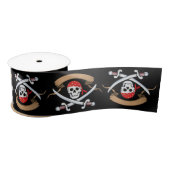 Ruban En Satin Jolly roger pirate (Bobine)