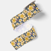 Ruban En Satin Jonquilles de printemps jaune (Dos)