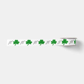 Ruban En Satin Joyeuse Saint-Patrick Shamrocks 1.5" (Devant)