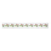 Ruban En Satin Joyeuses Fêtes, Joy Joyeux Noël Père Noël (Devant)