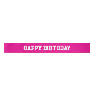 Ruban En Satin Joyeux Anniversaire