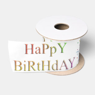 Ruban En Satin Joyeux Anniversaire