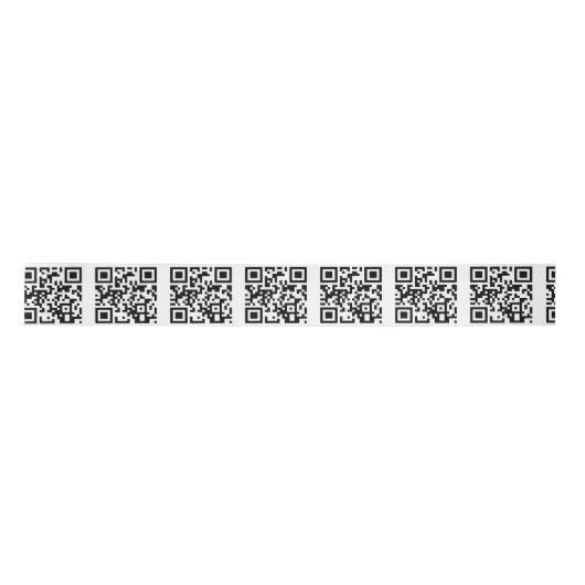 Ruban En Satin "Joyeux anniversaire pour vous" QR Code (Devant)