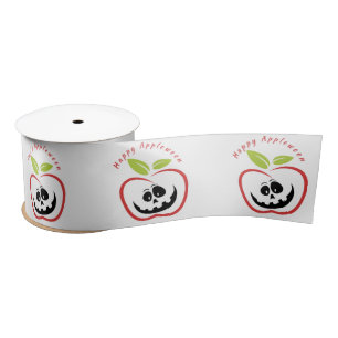 Ruban En Satin Joyeux Appleween Jack O'lantern Thunder_Cove