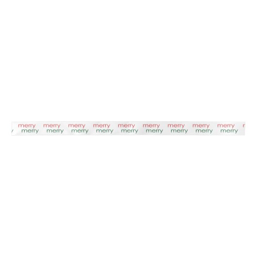 Ruban En Satin Joyeux Joyeux (Devant)