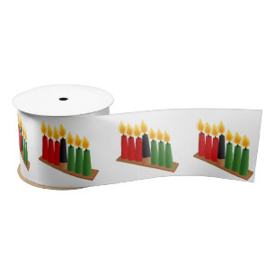 Ruban En Satin Joyeux Kwanzaa