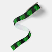 Ruban En Satin Joyeux Noël vert (Dos)