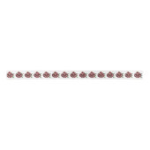 Ruban En Satin Judaica Pomegranate Heart Hanoukka Rosh Hashanah (Devant)