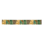 Ruban En Satin Jungle Agate | Wild Glam Texture Pattern (Devant)