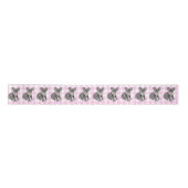 Ruban En Satin Koala Oears sur En vichy rose et blanc (Devant)