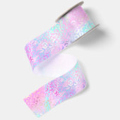 Ruban En Satin La série Léopard Iridescent Design 10 (Dos)