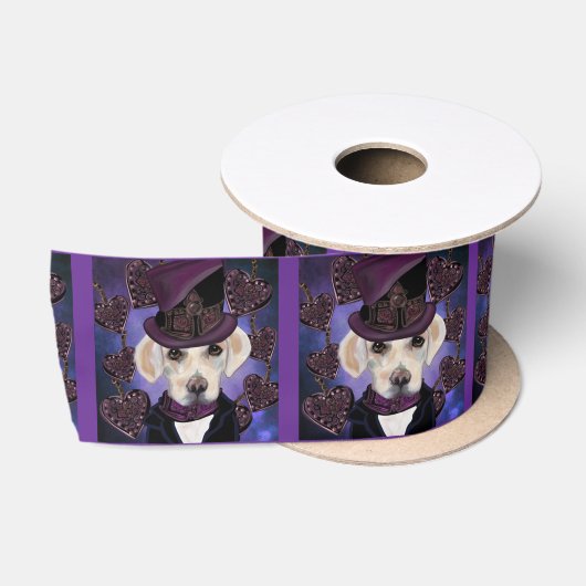RUBAN EN SATIN LABRADOR RETRIEVER (Bobine)