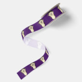Ruban En Satin Lacrosse Team Purple (Dos)