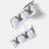 Ruban En Satin Lapin dans une congère profonde (Dos)