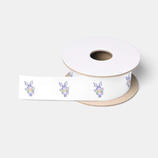 Ruban En Satin Lapin de Pâques dansant (Bobine)