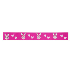 Ruban En Satin lapin lapin de Pâques assez mignon