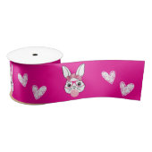 Ruban En Satin lapin lapin de Pâques assez mignon (Bobine)