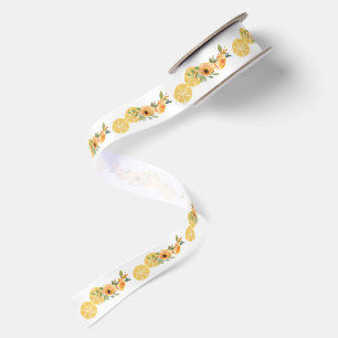 Ruban En Satin Lavande et Fleurs : Baby Shower