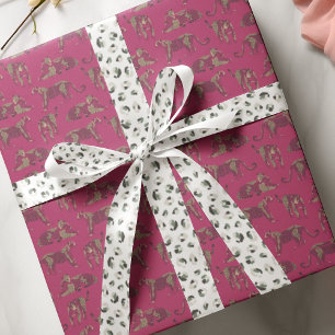 Ruban En Satin Le léopard sauvage de la Jungle Safari