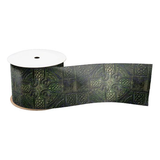 Ruban En Satin Le nouage celtique Saint-Patrick's Day (Bobine)