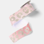 Ruban En Satin Léopard rose (Dos)