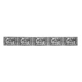 Ruban En Satin Lettre G Monogramme médiéval Art Nouveau (Devant)