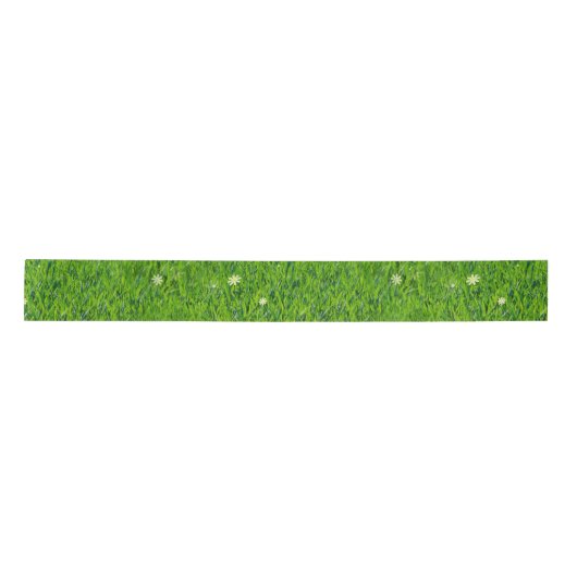 Ruban En Satin L'herbe est un ruban plus vert (Devant)