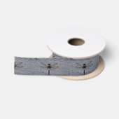 Ruban En Satin Libellule bleue (Bobine)
