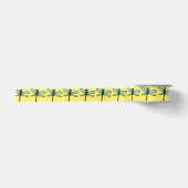 Ruban En Satin libellule bleue mignonne (Devant)