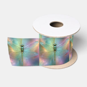 Ruban En Satin Libellule pastel élégante art fractal,