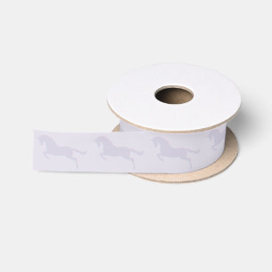 Ruban En Satin Licorne Violette qui saute