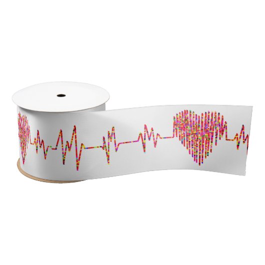 Ruban En Satin Ligne EKG pour soins cardiaques (Bobine)
