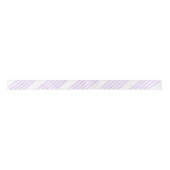 Ruban En Satin Lilac violet et blanc cinq bandes motif (Devant)