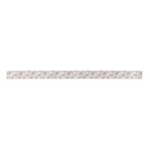 Ruban En Satin Lilas Violet Floral (Devant)