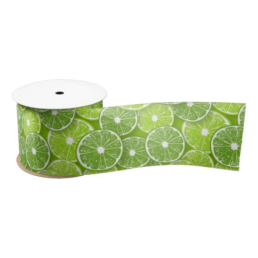 Ruban En Satin Lime pop (Bobine)