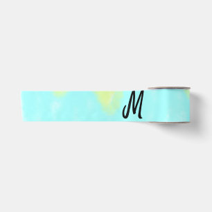 Ruban En Satin logo monogramme minimaliste simple personnalisé bo