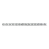 Ruban En Satin Logo professionnel Marqué gris clair (Devant)