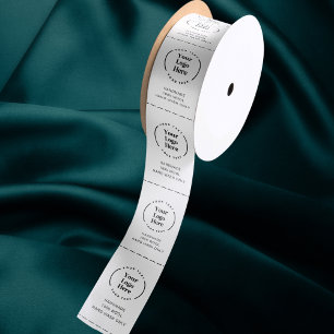 Ruban En Satin Logo Professionnel Personnalisé Garderie Vêtements