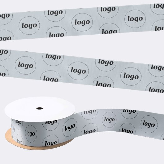 Ruban En Satin Logo simple Business Promoted Blue