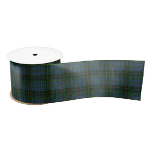 Ruban En Satin MacKinnes Chasse Tartan écossais antique