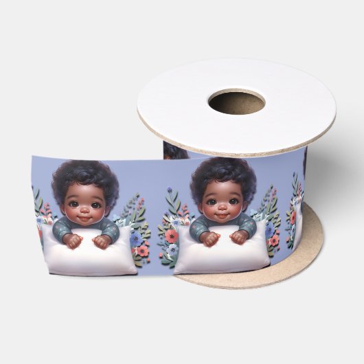 Ruban En Satin Mains de bébé précieux (Bobine)