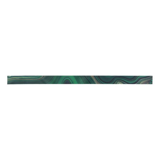 Ruban En Satin Malachite Cu6CO3(OH)2 (Devant)